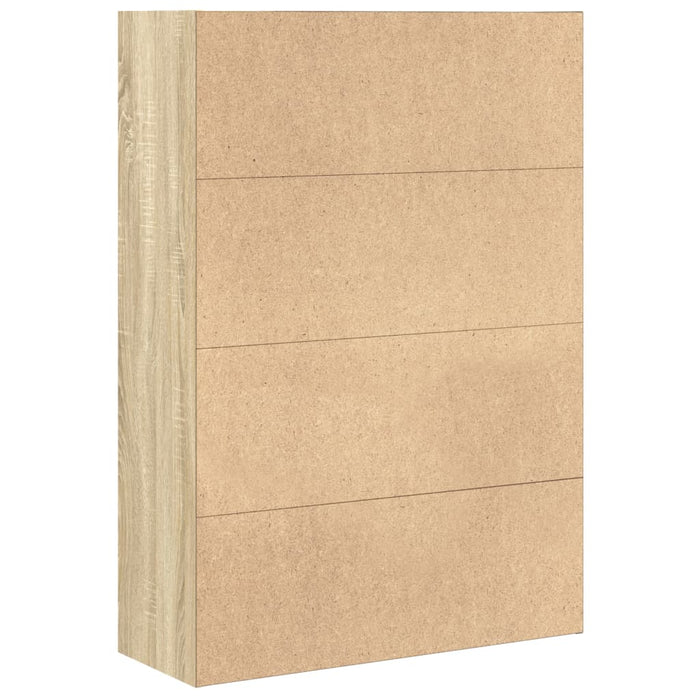 Bibliotecă, stejar sonoma, 80x30x114 cm, lemn prelucrat - WALTI WALTI
