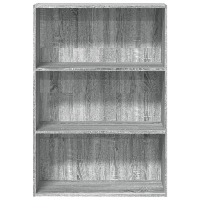 Bibliotecă, gri sonoma, 80x30x114 cm, lemn prelucrat - WALTI WALTI