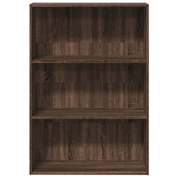 Bibliotecă, stejar maro, 80x30x114 cm, lemn prelucrat - WALTI WALTI