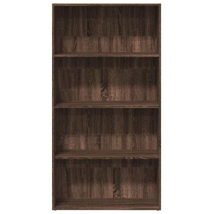 Bibliotecă, stejar maro, 80x30x152 cm, lemn prelucrat - WALTI WALTI