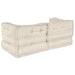 Canapea modulară 2 pcs Crem 140 x 70 x 56 cm țesătură - WALTI WALTI