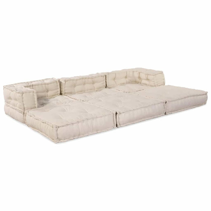 Pernă 3 pcs Crem 70 x 70 x 54 cm Poliester - WALTI WALTI