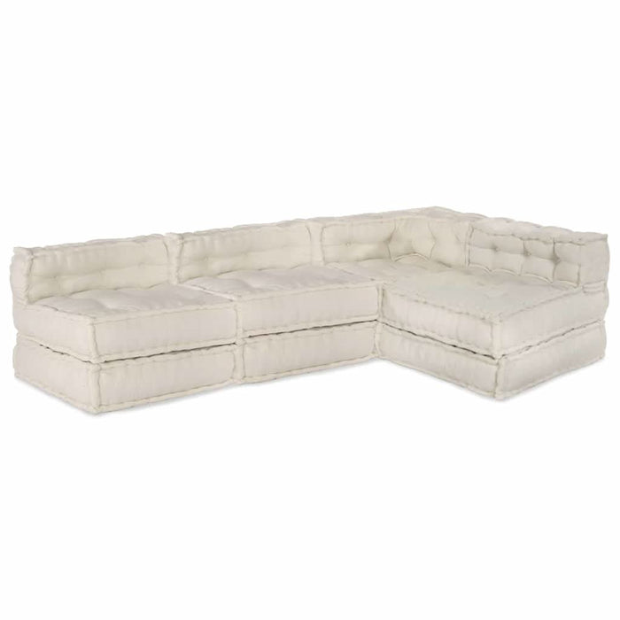 Pernă 4 pcs Crem 70 x 70 x 54 cm Poliester - WALTI WALTI