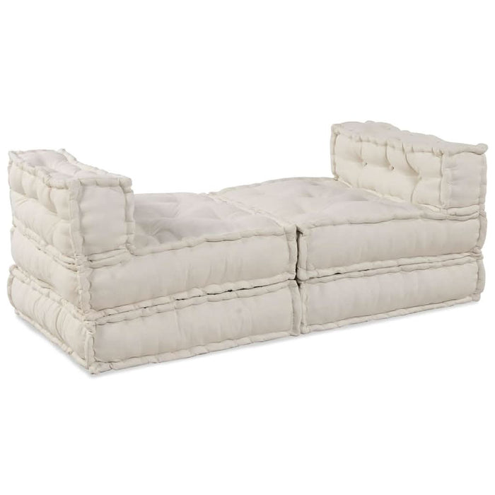Pernă 4 pcs Crem 70 x 70 x 54 cm Poliester - WALTI WALTI