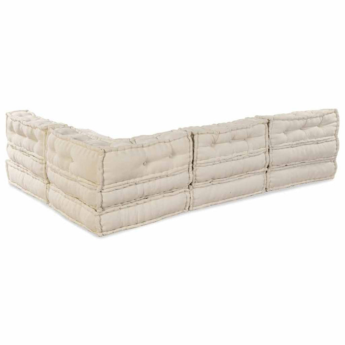 Pernă 4 pcs Crem 70 x 70 x 54 cm Poliester - WALTI WALTI
