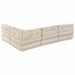 Pernă 4 pcs Crem 70 x 70 x 54 cm Poliester - WALTI WALTI