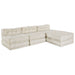 Pernă 4 pcs Crem 70 x 70 x 54 cm Poliester - WALTI WALTI