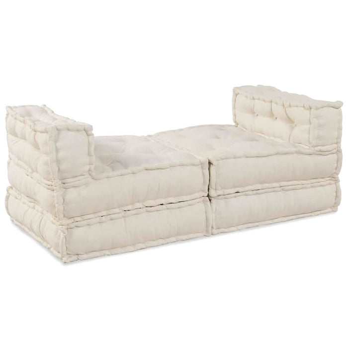 Pernă 4 pcs Crem 70 x 70 x 54 cm Poliester - WALTI WALTI