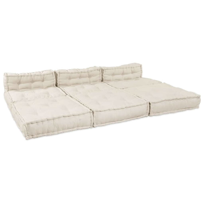 Pernă 4 pcs Crem 70 x 70 x 54 cm Poliester - WALTI WALTI