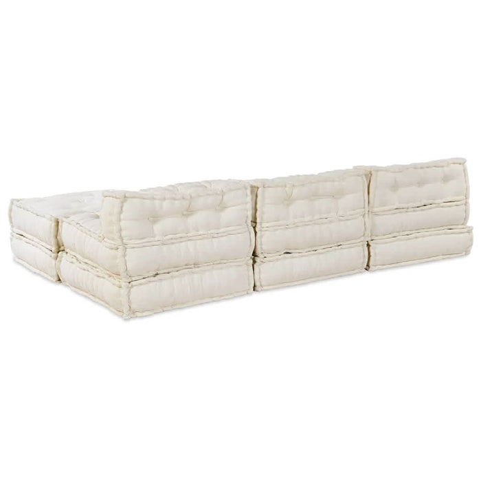 Pernă 4 pcs Crem 70 x 70 x 54 cm Poliester - WALTI WALTI