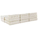 Pernă 4 pcs Crem 70 x 70 x 54 cm Poliester - WALTI WALTI