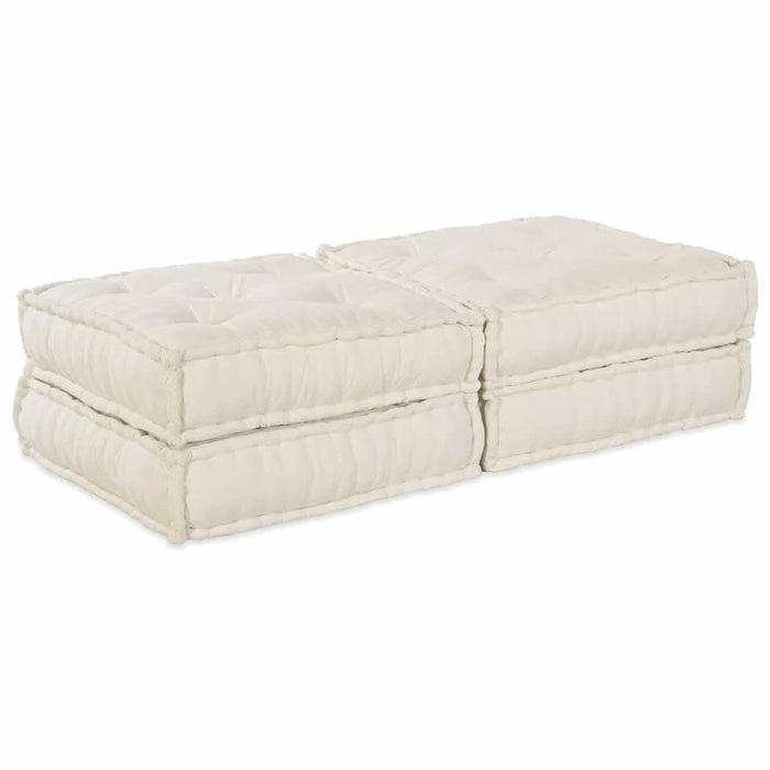 Pernă 2 pcs Crem 70 x 70 x 36 cm Poliester - WALTI WALTI