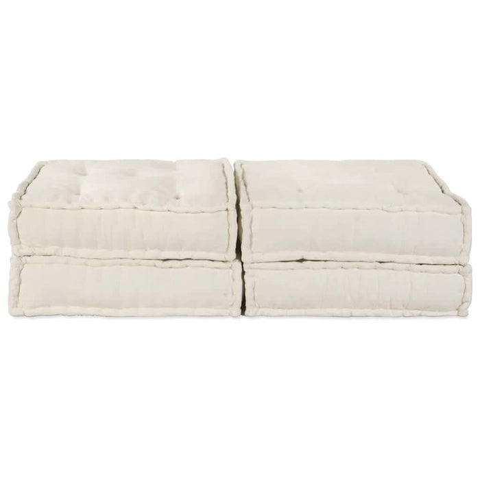 Pernă 2 pcs Crem 70 x 70 x 36 cm Poliester - WALTI WALTI