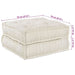 Pernă 2 pcs Crem 70 x 70 x 36 cm Poliester - WALTI WALTI