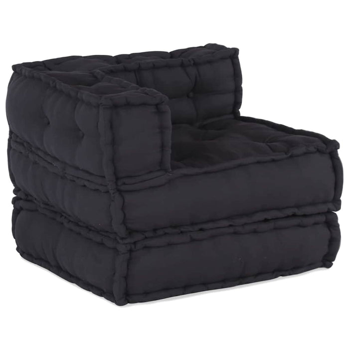 Pernă 2 pcs Antracit 70 x 70 x 54 cm Poliester - WALTI WALTI