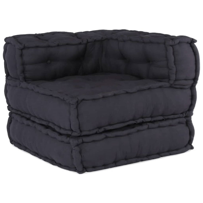 Pernă 2 pcs Antracit 70 x 70 x 54 cm Poliester - WALTI WALTI
