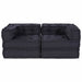 Pernă 2 pcs Antracit 70 x 70 x 54 cm Poliester - WALTI WALTI