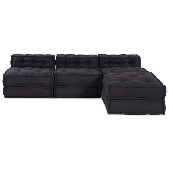 Pernă 4 pcs Antracit 70 x 70 x 54 cm Poliester - WALTI WALTI