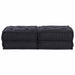 Pernă 2 pcs Antracit 70 x 70 x 36 cm Poliester - WALTI WALTI