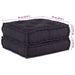 Pernă 2 pcs Antracit 70 x 70 x 36 cm Poliester - WALTI WALTI