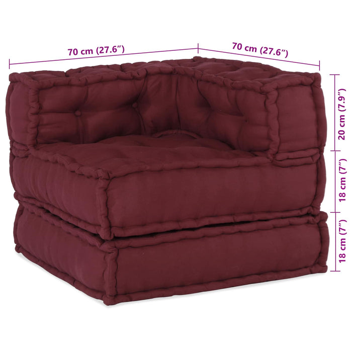 Unitate de canapea modulară 2 pcs Bordo 140 x 70 x 56 cm WALTI