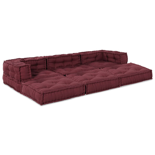 Unitate de canapea modulară 3 pcs Bordo Țesătură - WALTI WALTI