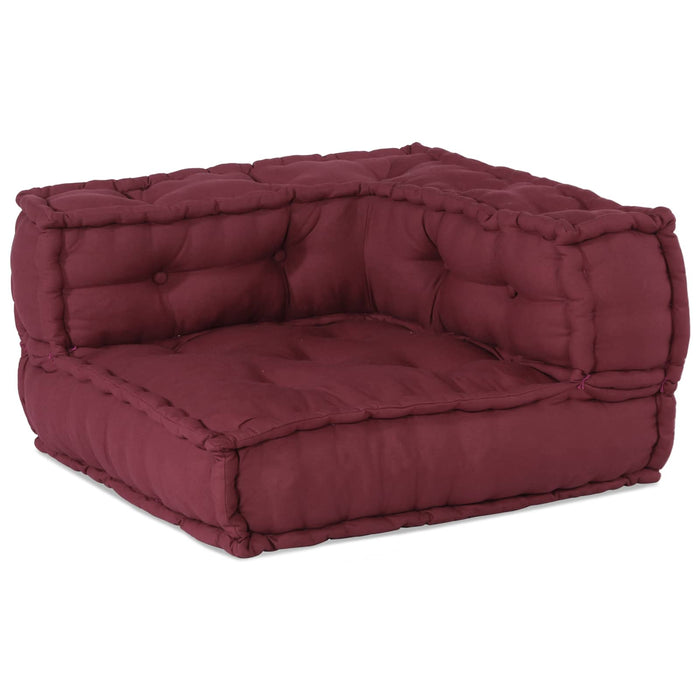 Unitate de canapea modulară 3 pcs Bordo Țesătură WALTI