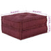 Pernă 2 pcs Roșu 70 x 70 x 36 cm Poliester - WALTI WALTI