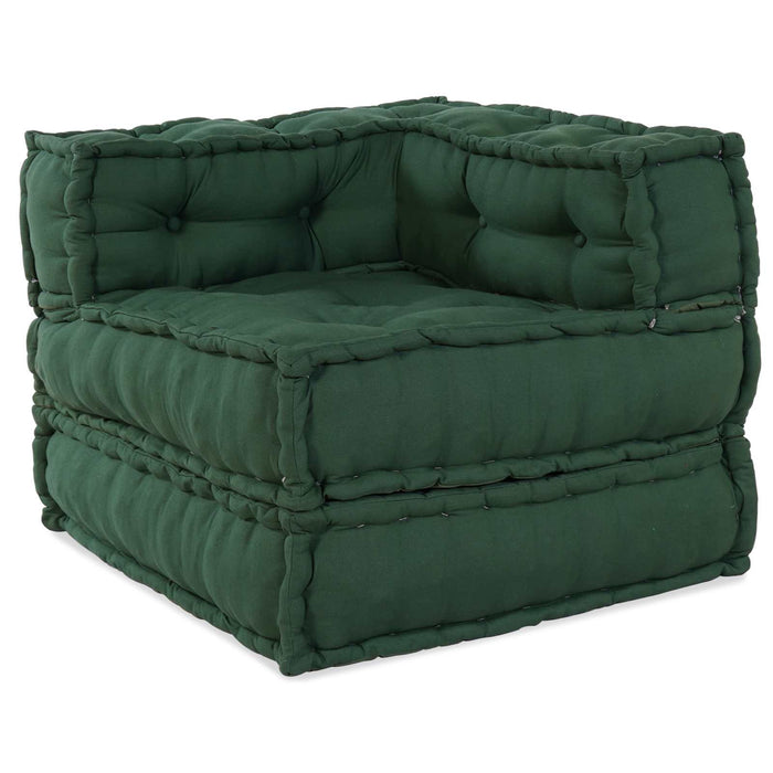 Unitate de canapea modulară 2 pcs Verde 140 x 70 x 56 cm WALTI