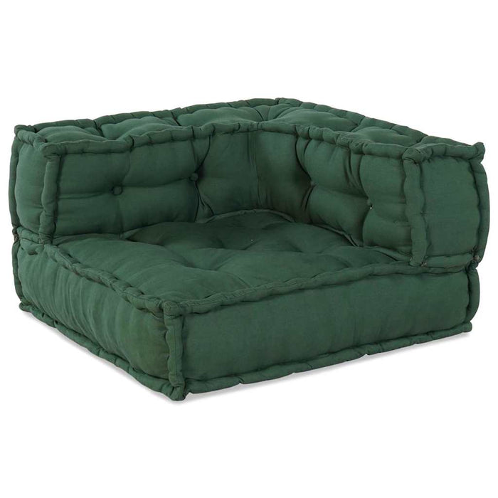 Unitate de canapea modulară 4 pcs Verde Țesătură WALTI