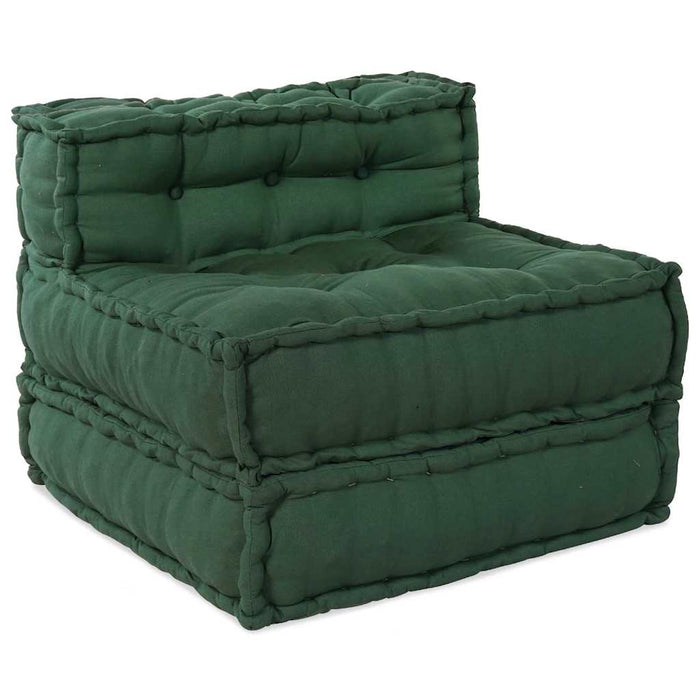 Unitate de canapea modulară 4 pcs Verde Țesătură WALTI