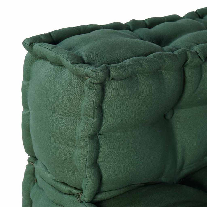 Unitate de canapea modulară 4 pcs Verde Țesătură WALTI