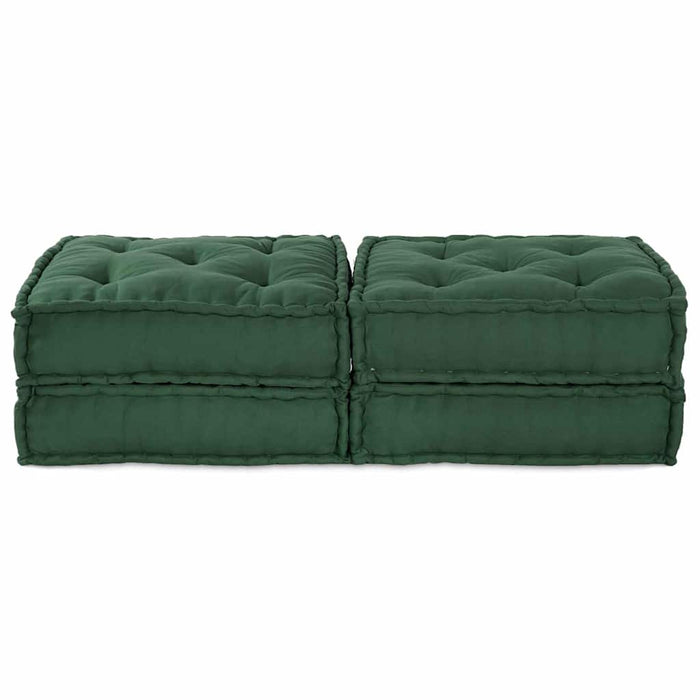 Unitate de canapea modulară 2 pcs Verde 140 x 70 x 36 cm WALTI