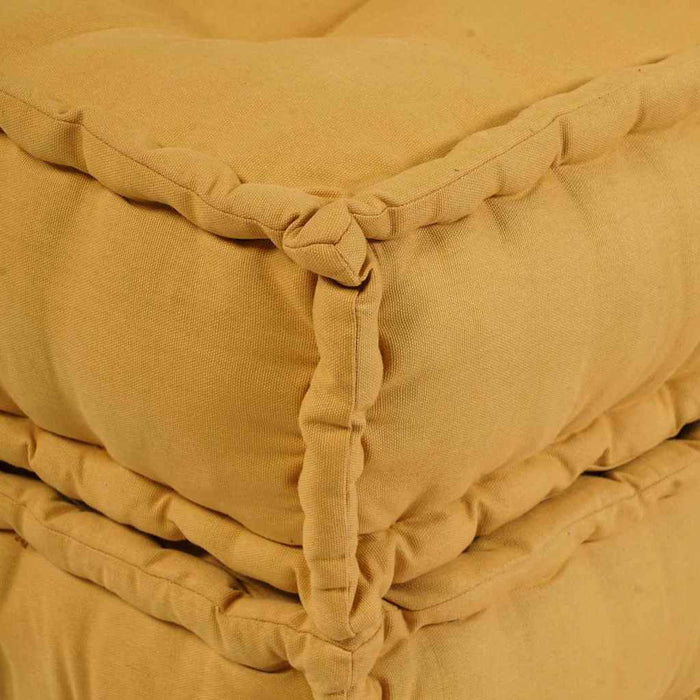 Unitate de canapea modulară 4 pcs Galben Țesătură WALTI