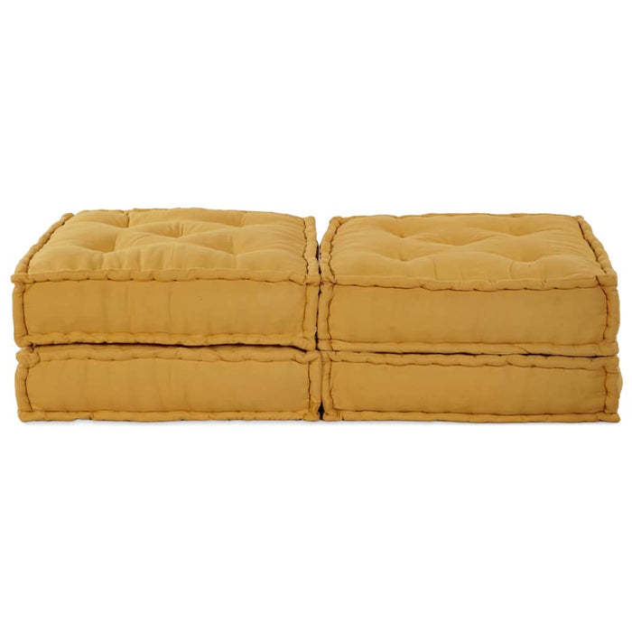 Canapea modulară 2 pcs Galben 140 x 70 x 36 cm țesătură - WALTI WALTI
