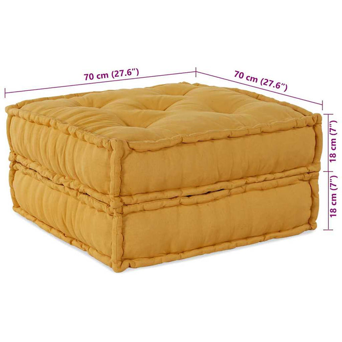 Canapea modulară 2 pcs Galben 140 x 70 x 36 cm țesătură - WALTI WALTI