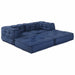 Pernă 2 pcs albastru 70 x 70 x 54 cm Poliester - WALTI WALTI
