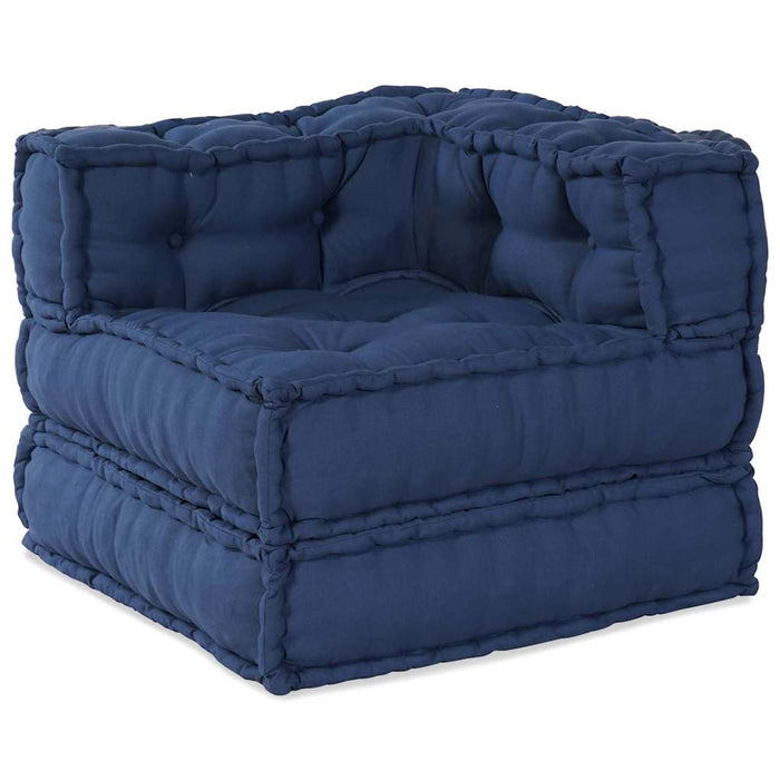 Pernă 3 pcs albastru 70 x 70 x 54 cm Poliester - WALTI WALTI