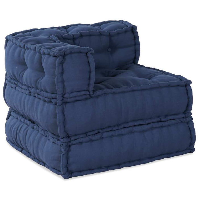 Pernă 3 pcs albastru 70 x 70 x 54 cm Poliester - WALTI WALTI