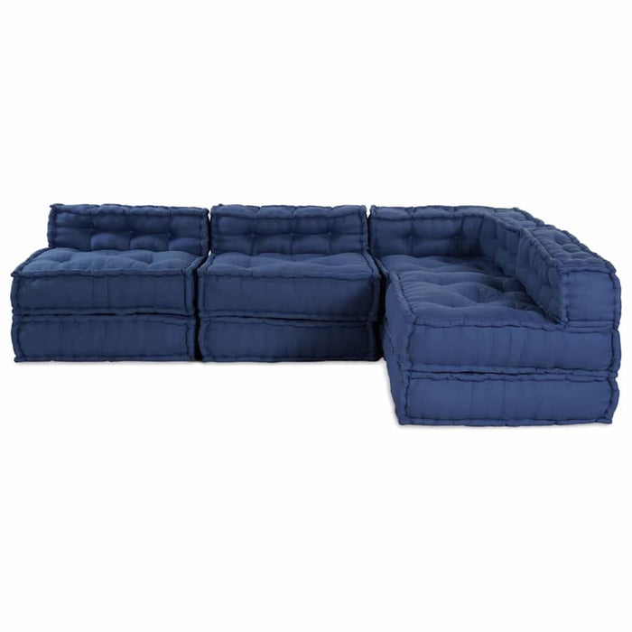 Pernă 4 pcs albastru 70 x 70 x 54 cm Poliester - WALTI WALTI