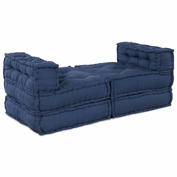 Pernă 4 pcs albastru 70 x 70 x 54 cm Poliester - WALTI WALTI