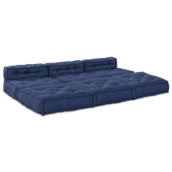 Pernă 4 pcs albastru 70 x 70 x 54 cm Poliester - WALTI WALTI