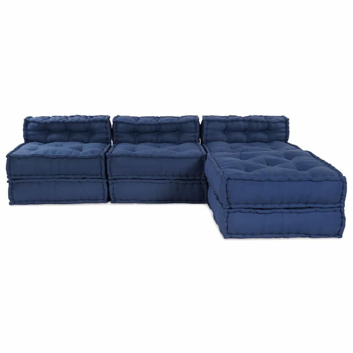 Pernă 4 pcs albastru 70 x 70 x 54 cm Poliester - WALTI WALTI
