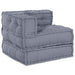 Pernă 2 pcs Gri 70 x 70 x 54 cm Poliester - WALTI WALTI