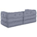 Pernă 2 pcs Gri 70 x 70 x 54 cm Poliester - WALTI WALTI