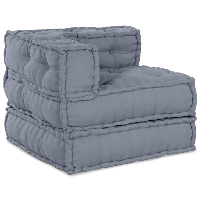 Pernă 4 pcs Gri 70 x 70 x 54 cm Poliester - WALTI WALTI