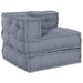 Pernă 4 pcs Gri 70 x 70 x 54 cm Poliester - WALTI WALTI