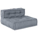 Pernă 4 pcs Gri 70 x 70 x 54 cm Poliester - WALTI WALTI