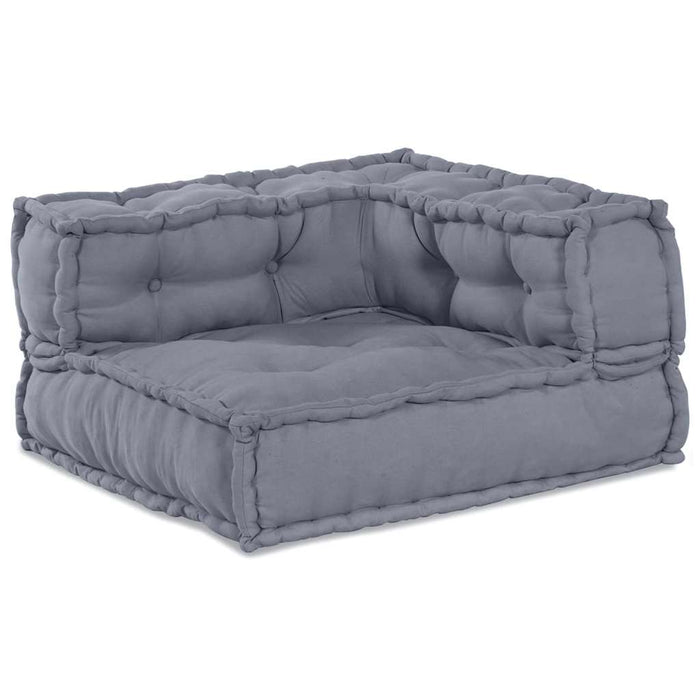 Pernă 4 pcs Gri 70 x 70 x 54 cm Poliester - WALTI WALTI