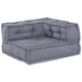 Pernă 4 pcs Gri 70 x 70 x 54 cm Poliester - WALTI WALTI